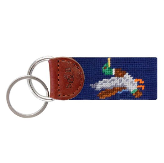 Mallard Duck Embroidered Key Fob - Chatsworth Boutique