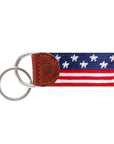 Old Glory Embroidered Key Fob - Chatsworth Boutique