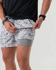 Athletic Short White Camo