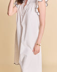 Scallop Midi Dress