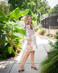 Harvest Smocked Waist Dress