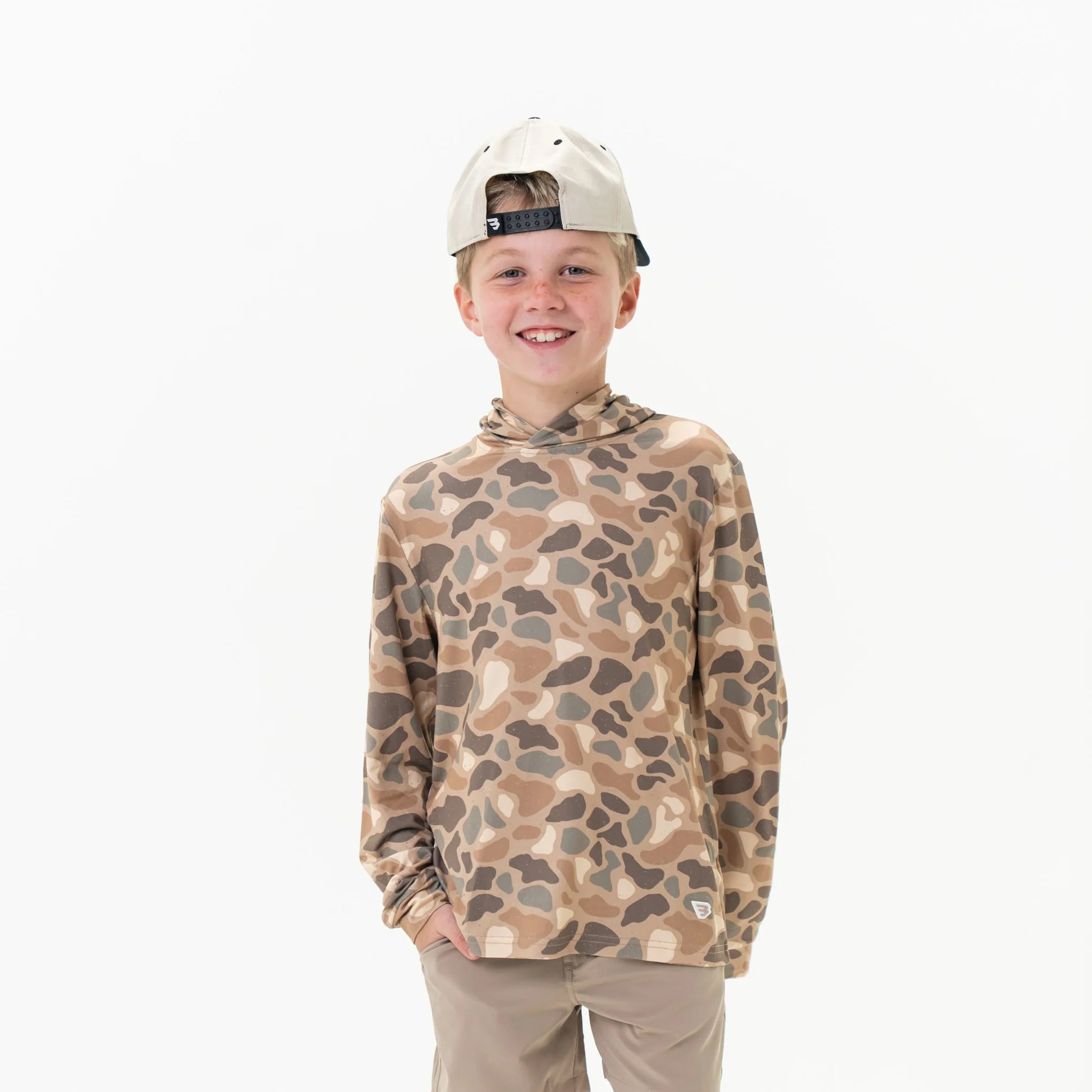 Youth Perf. Hoodie, Pintail Camo - Burlebo