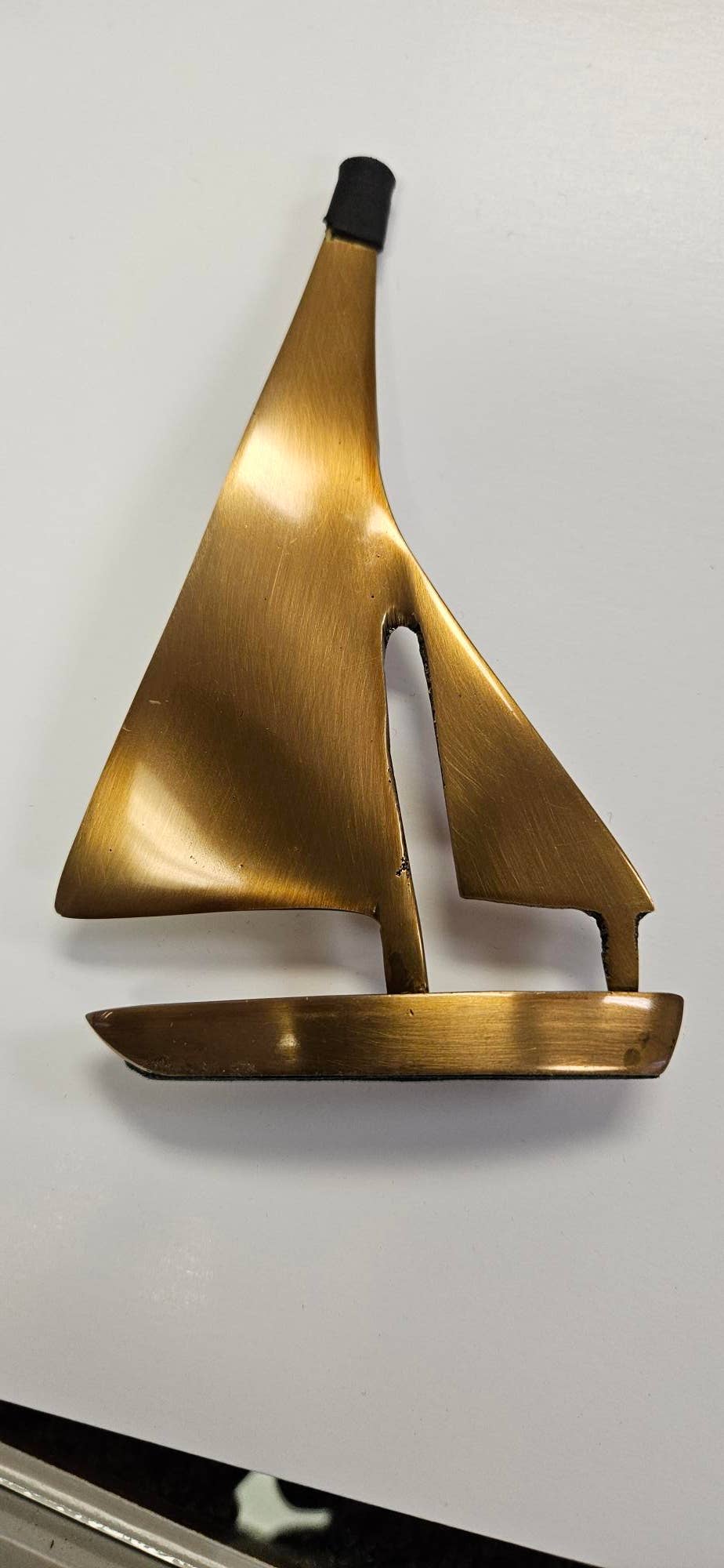Antiqued Brass Sailboat