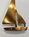 Antiqued Brass Sailboat