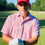 Albatross Polo Heather State Red/White - Chatsworth Boutique