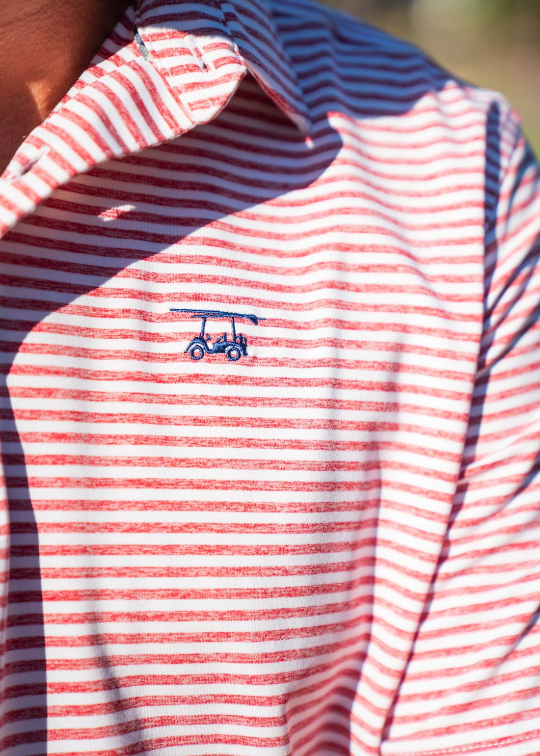Albatross Polo Heather State Red/White - Chatsworth Boutique
