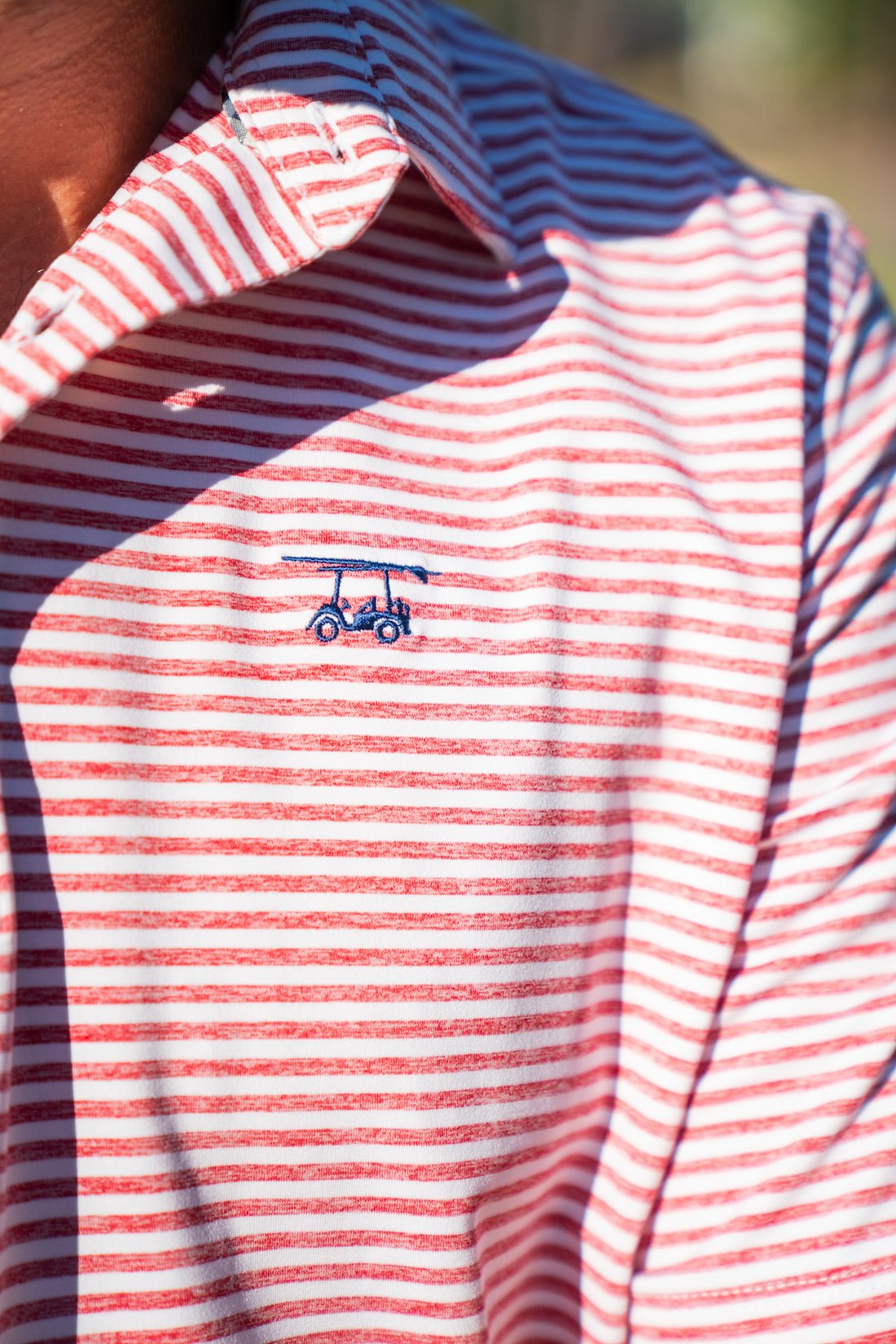 Albatross Polo Heather State Red/White - Chatsworth Boutique