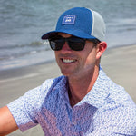All - Over Golf Pattern Polo - Chatsworth Boutique