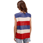 America Stripe Vest Top - Chatsworth Boutique