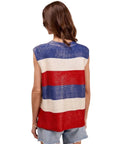 America Stripe Vest Top - Chatsworth Boutique