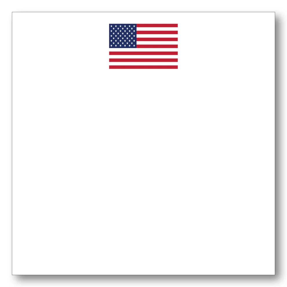 American Flag Note Block - Chatsworth Boutique