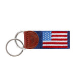 American Flag Embroidered Key Fob - Chatsworth Boutique