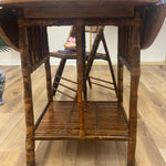 Antique Bamboo Table 4 Chairs - Chatsworth Boutique
