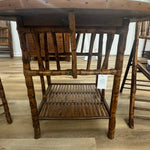 Antique Bamboo Table 4 Chairs - Chatsworth Boutique