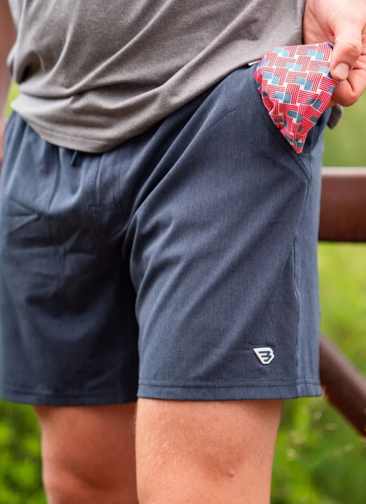 Athletic Short Navy - Chatsworth Boutique