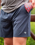Athletic Short Navy - Chatsworth Boutique