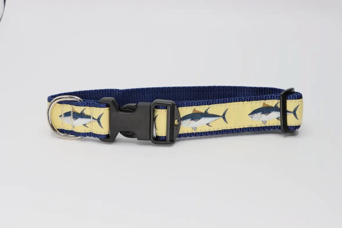 Atlantic Blue Fin Tuna Dog Collar - Chatsworth Boutique