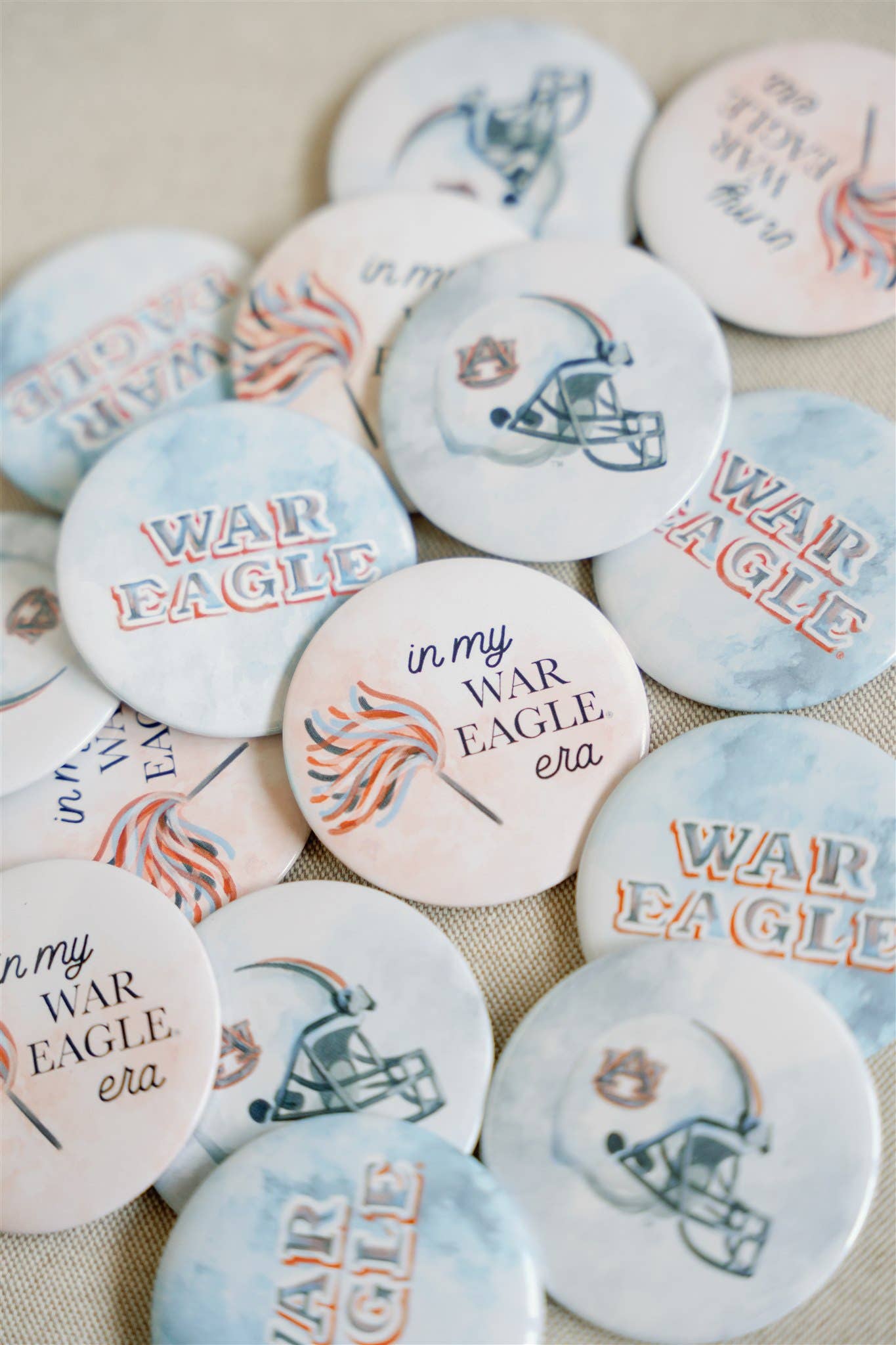 Auburn University Football Helmet Game Day Button - Chatsworth Boutique