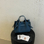 Suede Mini Trapeze Bag with Crossbody Strap, view 6