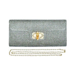Bamboo Buckle Clutch - Chatsworth Boutique