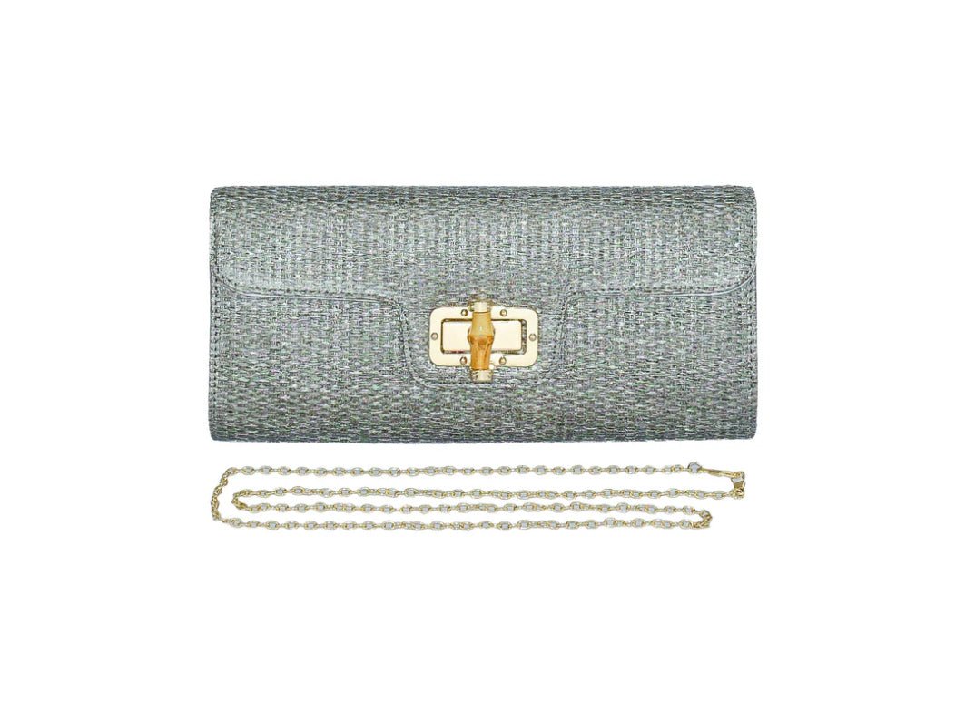 Bamboo Buckle Clutch - Chatsworth Boutique