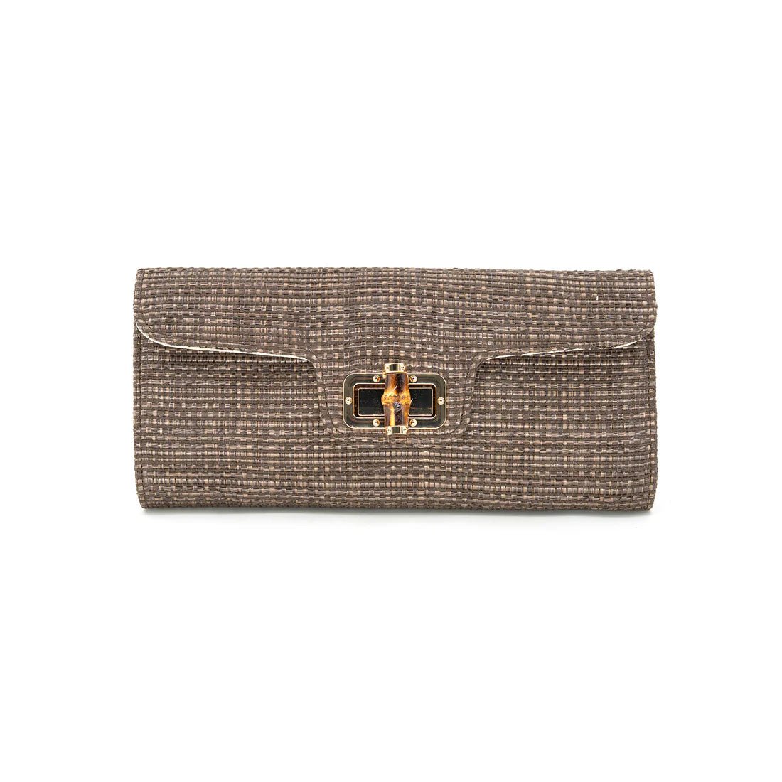 Bamboo Buckle Clutch - Chatsworth Boutique