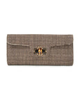 Bamboo Buckle Clutch - Chatsworth Boutique