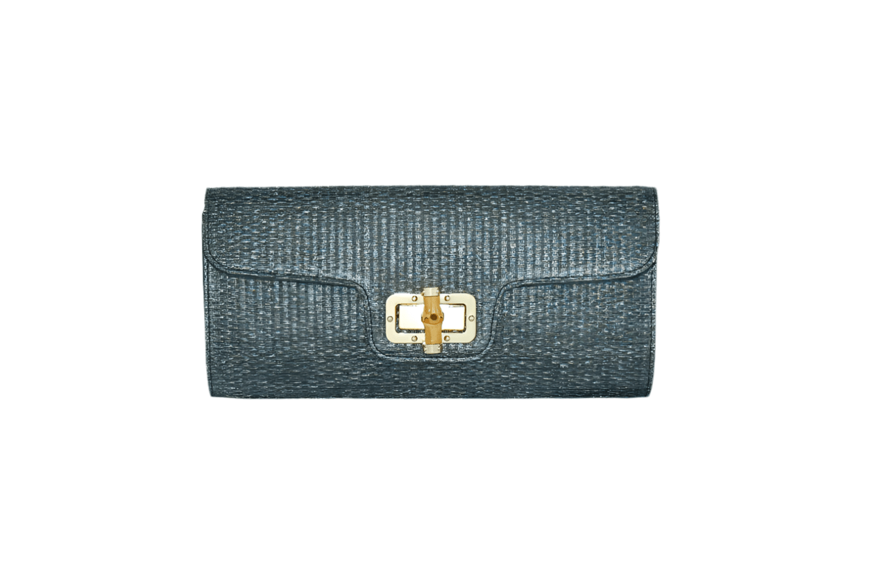 Bamboo Buckle Clutch - Chatsworth Boutique