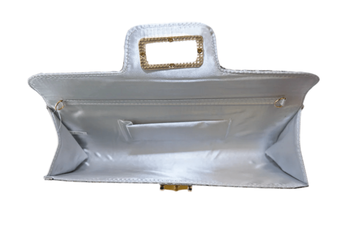 Bamboo Buckle Clutch - Chatsworth Boutique