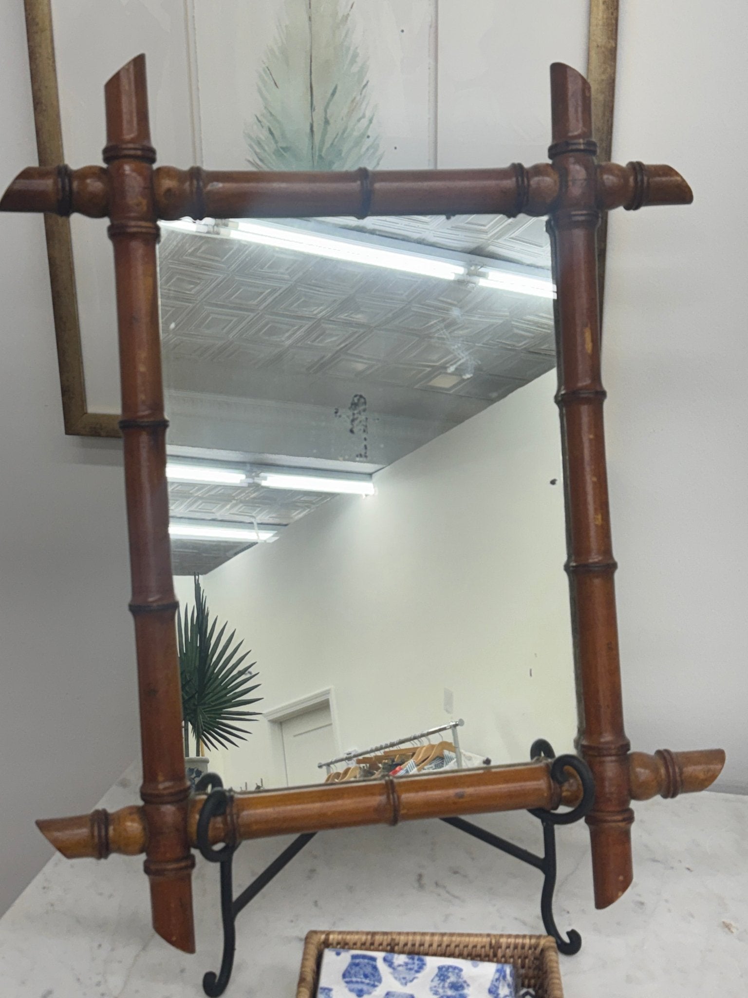 Bamboo Small Mirror - Chatsworth Boutique