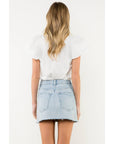 Ruffle Layered Flutter Sleeve Top