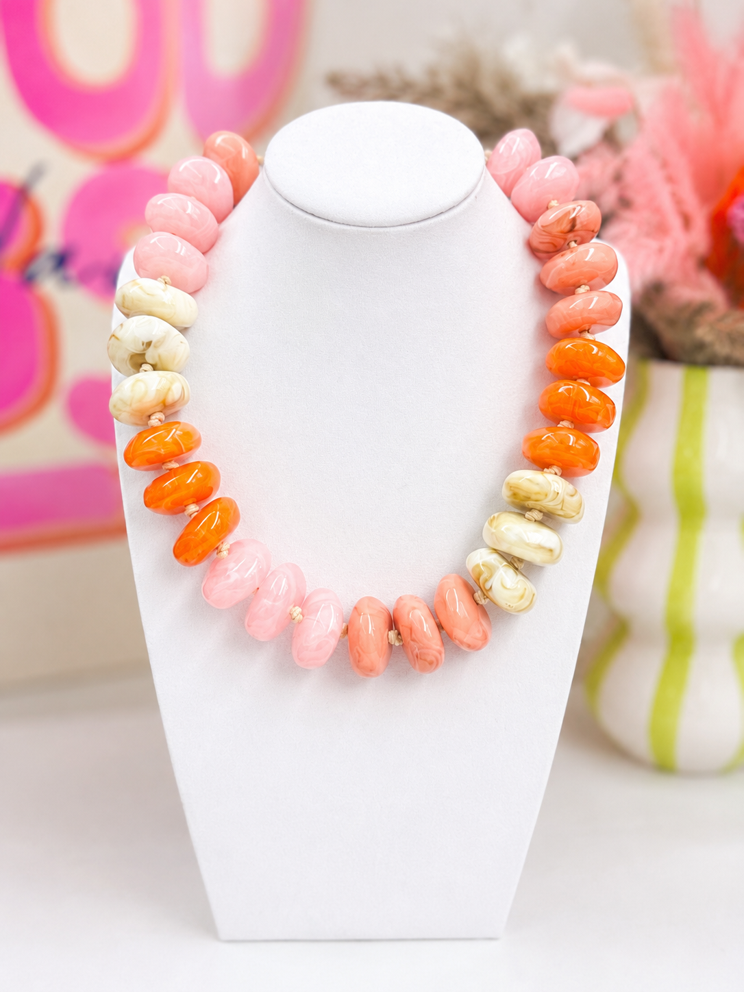 Sunkissed Pink Necklace - HAVEN + FAYE Collective