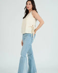 Side Tie Blouse