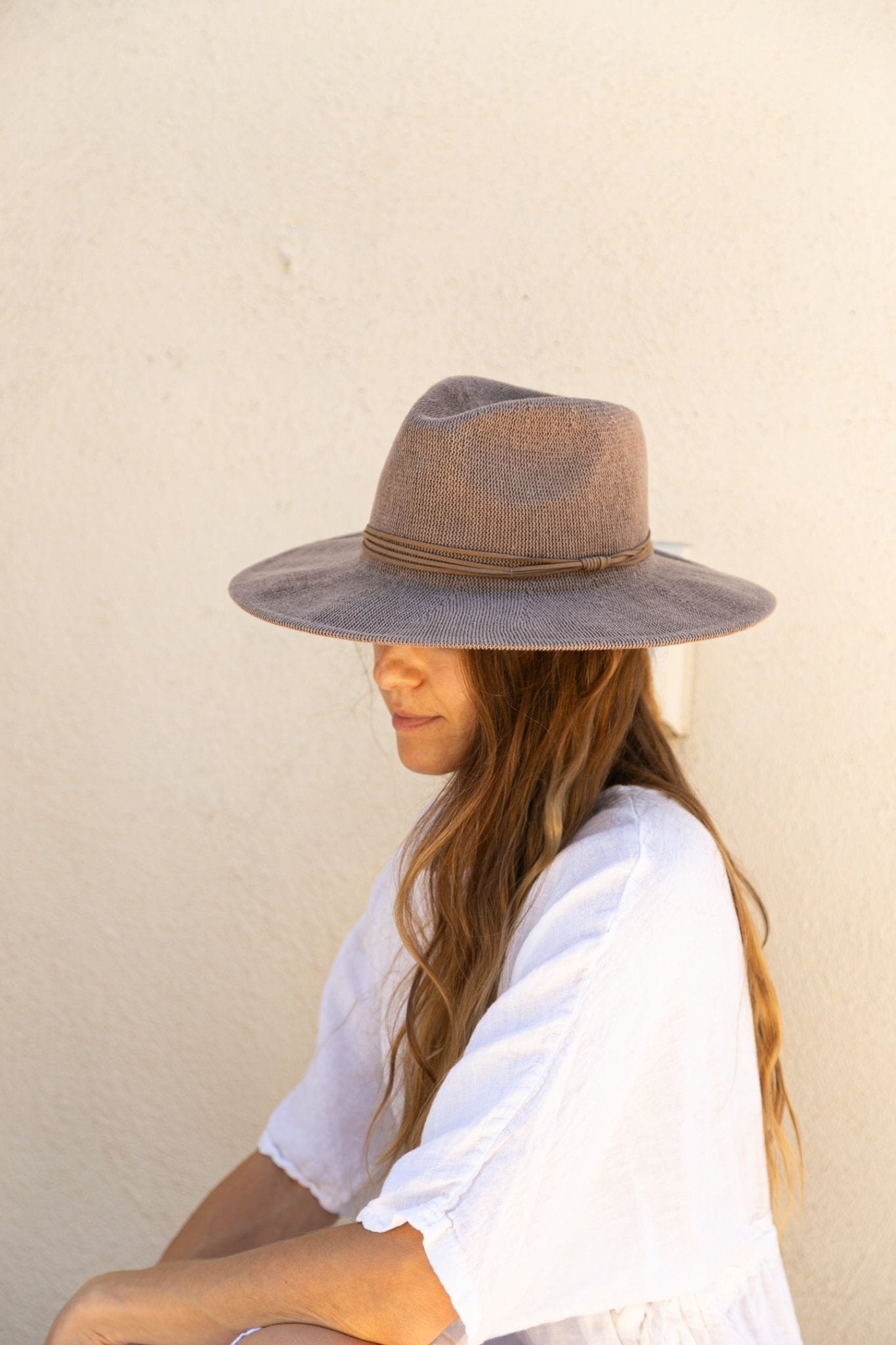 Beacon Hat Taupe - Chatsworth Boutique