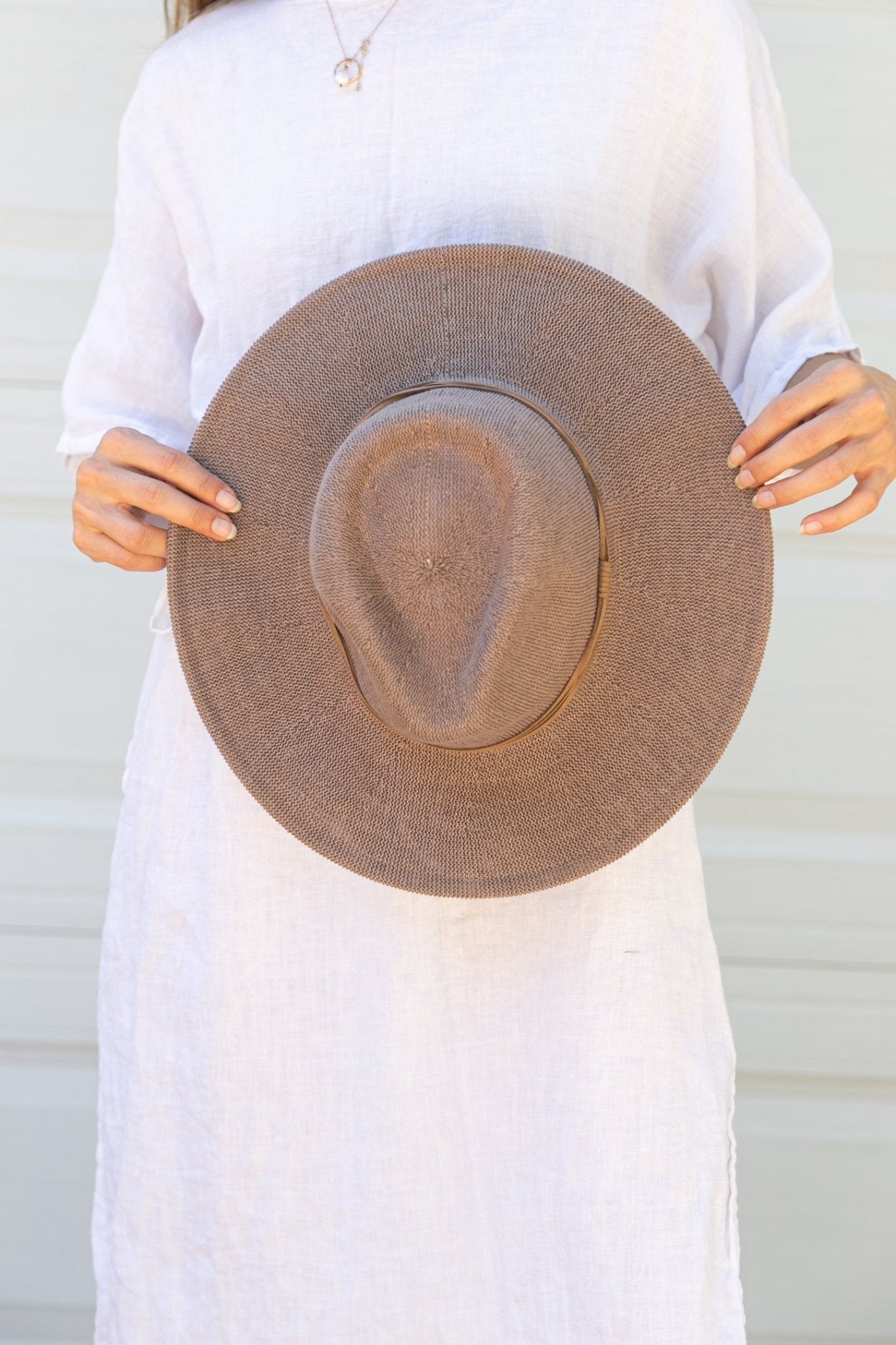 Beacon Hat Taupe - Chatsworth Boutique