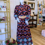 Black EMB Skirt - Chatsworth Boutique