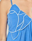 Blue EMB Maxi - Chatsworth Boutique