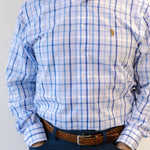 Blue Ridge Check Button Down - Chatsworth Boutique
