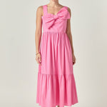 Bow Sleeveless Midi Dress - Chatsworth Boutique