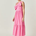 Bow Sleeveless Midi Dress - Chatsworth Boutique
