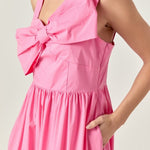 Bow Sleeveless Midi Dress - Chatsworth Boutique