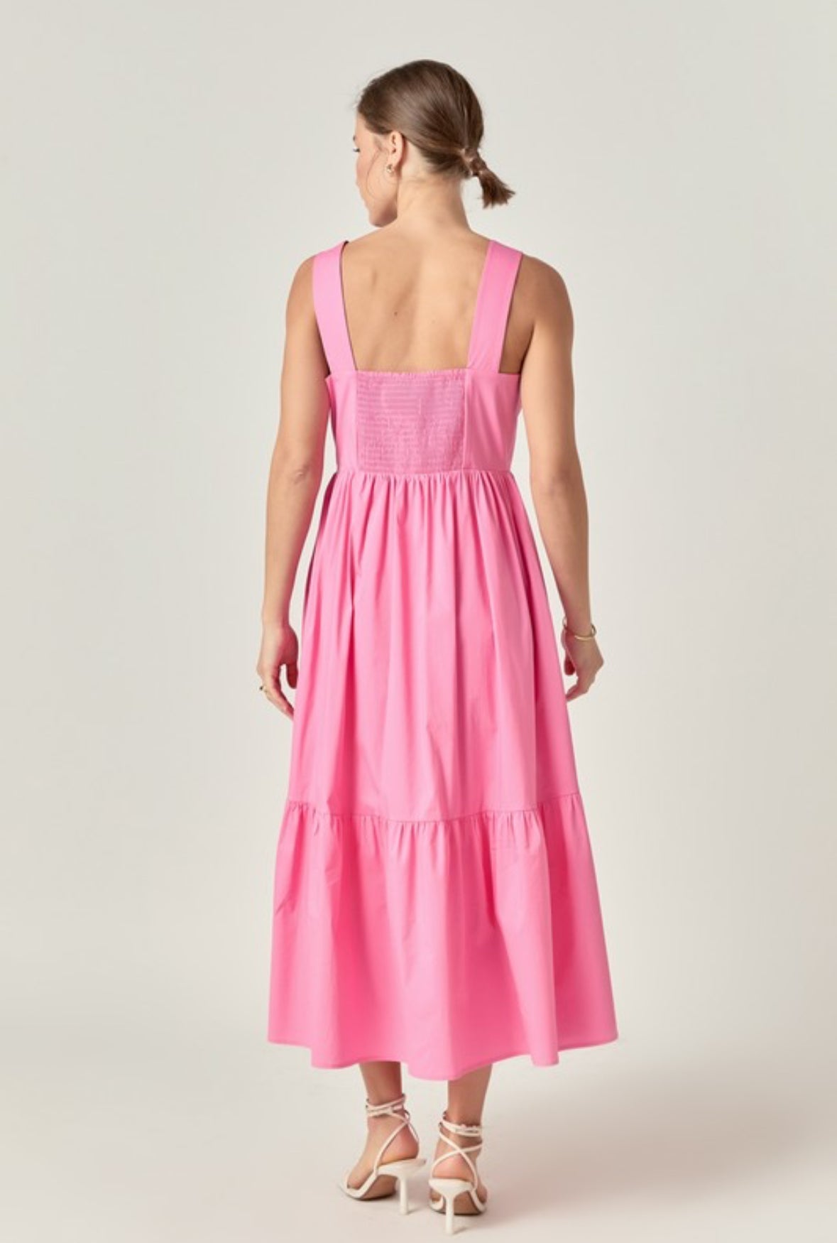 Bow Sleeveless Midi Dress - Chatsworth Boutique