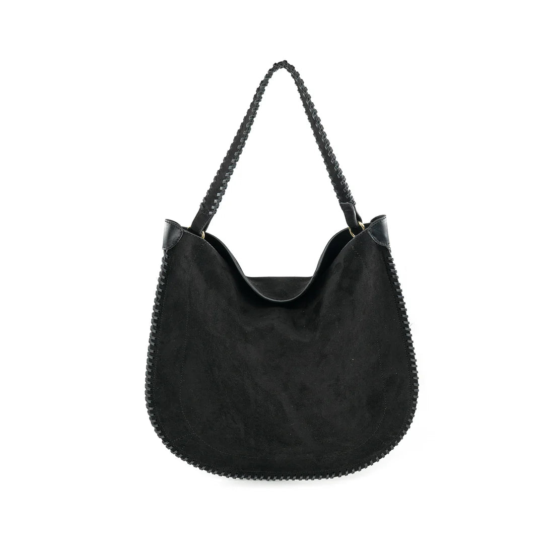 Braided Handle Hobo - Chatsworth Boutique