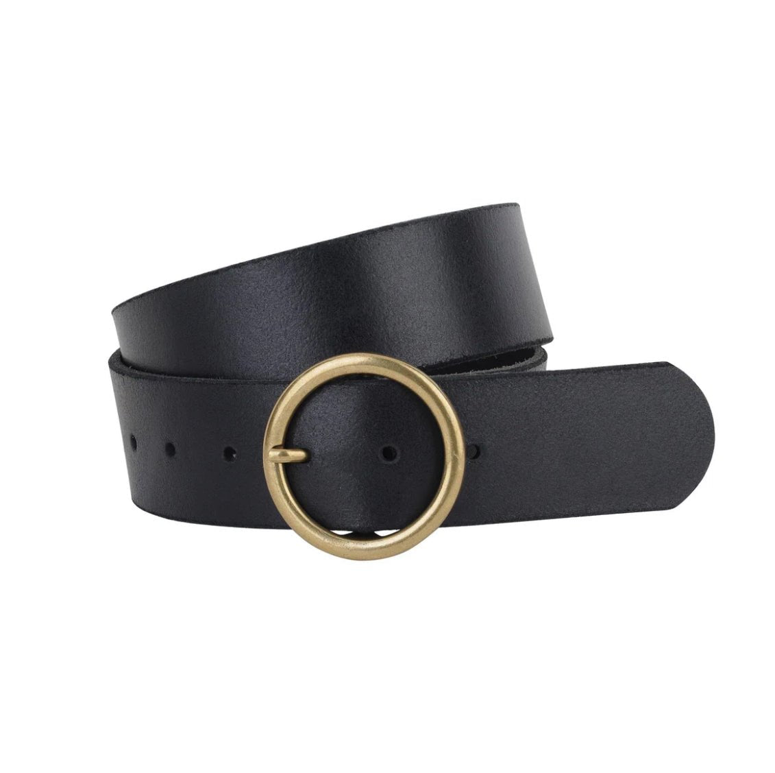 Brass Circle Buck Belt - Chatsworth Boutique