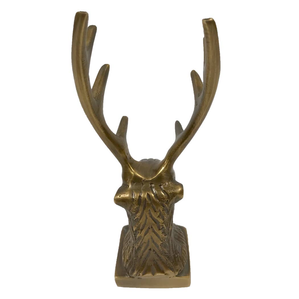 Brass Stag Paperweight - Chatsworth Boutique