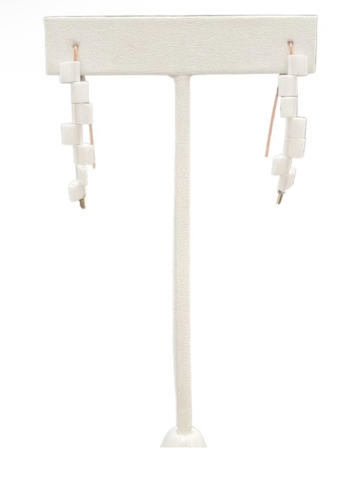 Brooke Earrings White - Chatsworth Boutique