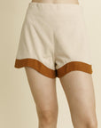 Brown Wave Shorts - Chatsworth Boutique