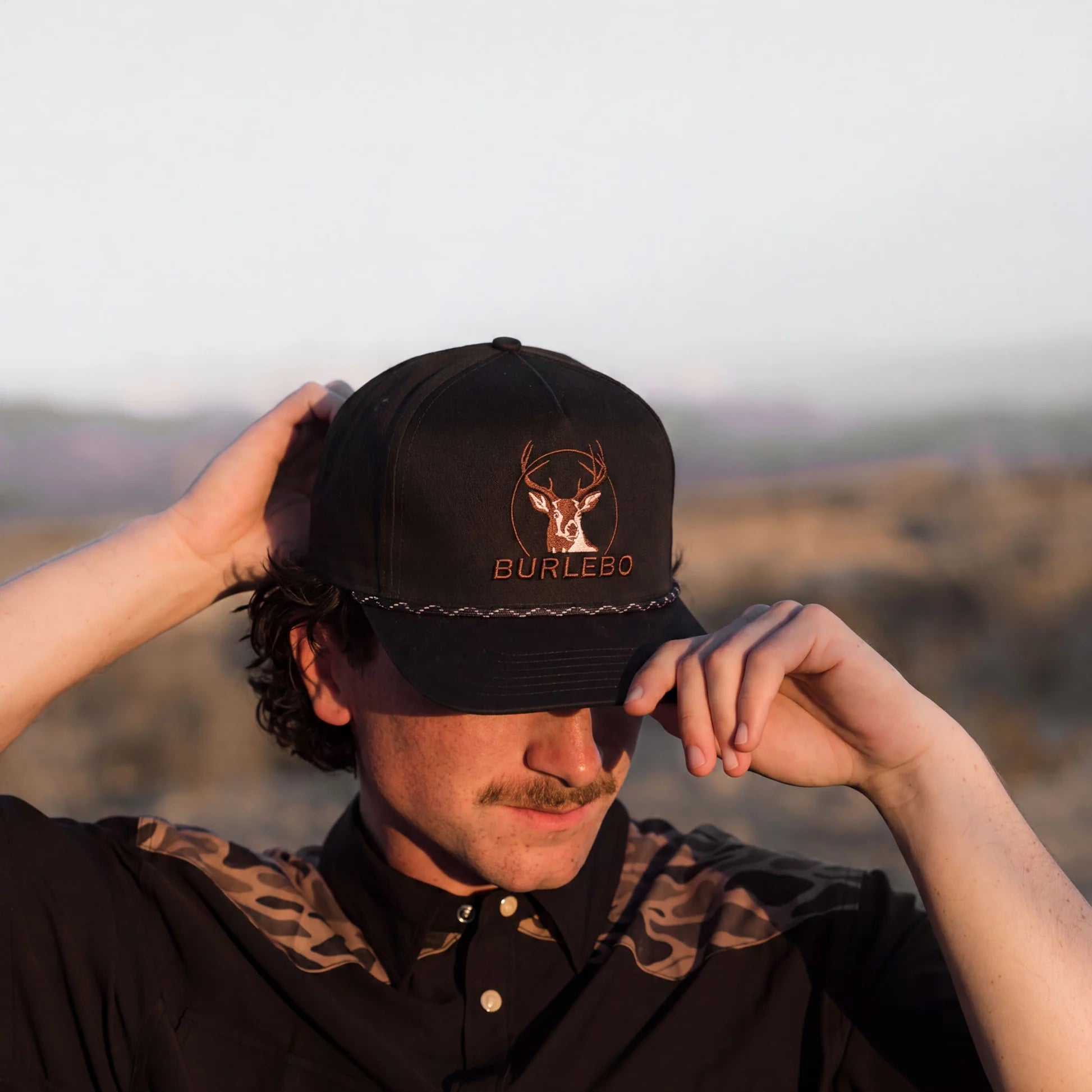 Burlebo Buck Black Cap - road trip lifestyle photo