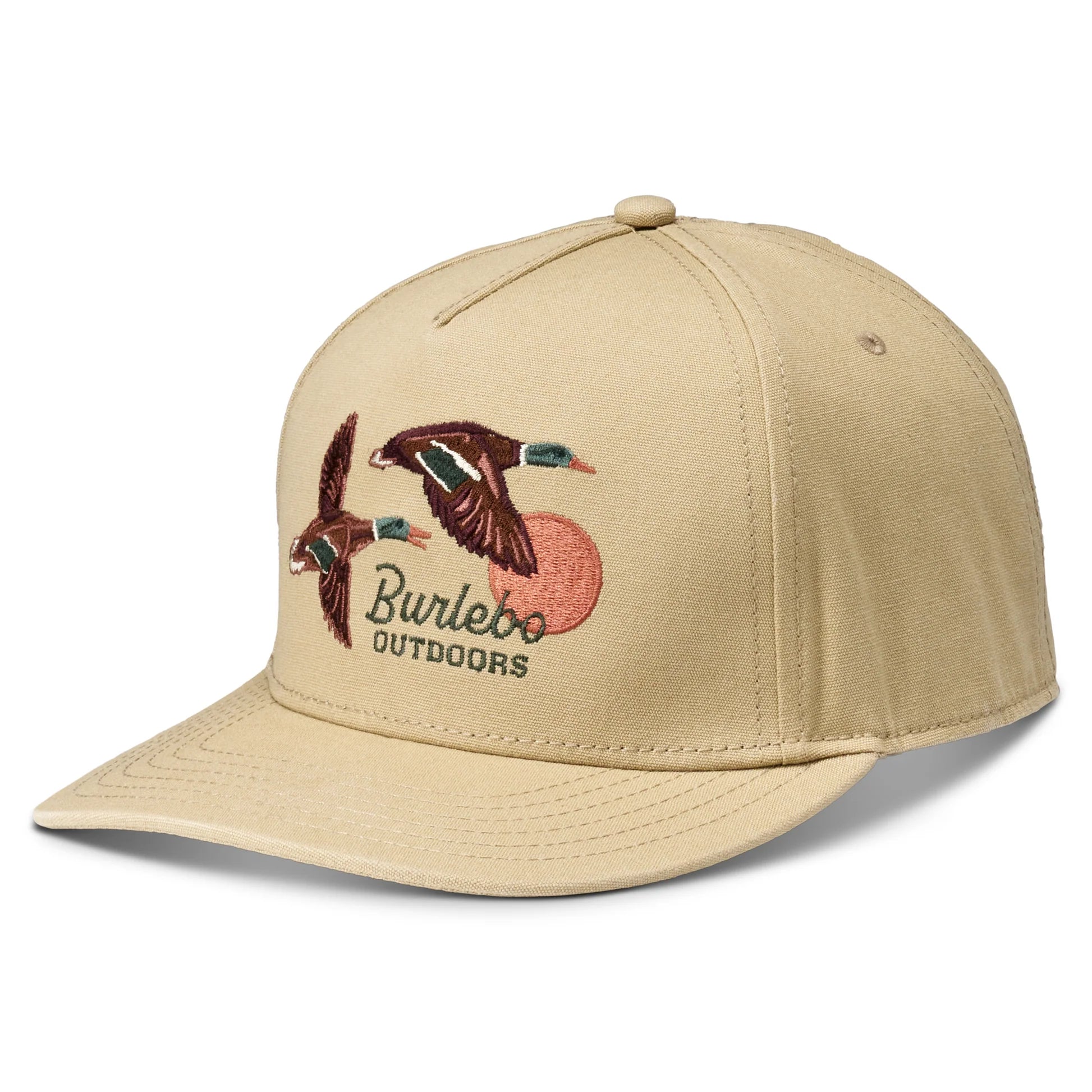Burlebo Sunrise Duck Cap Coyote Tan - quarter view