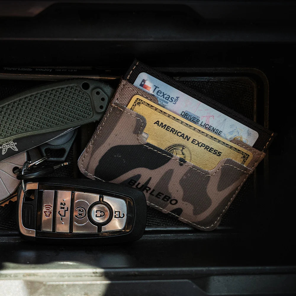 Burlebo Gauge Camo Wallet - detail photo